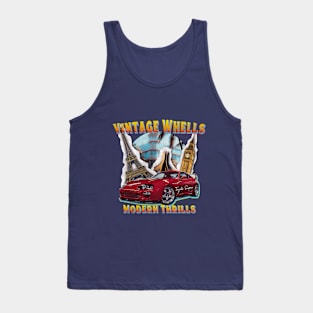 Vintage Wheels, Modern Thrills : Supra Car Tank Top